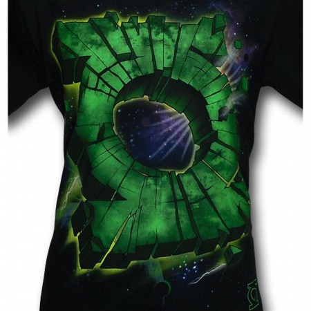 Green Lantern Shattered Symbol T-Shirt
