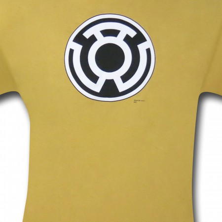 Green Lantern Sinestro Corps Yellow T-Shirt