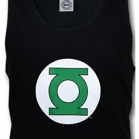 Green Lantern Symbol Black Tank Top