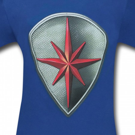 Guardians Nova Shield on Cyan 30 Single T-Shirt