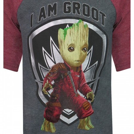 GOTG Baby Groot in Ravager Outfit Kids T-Shirt