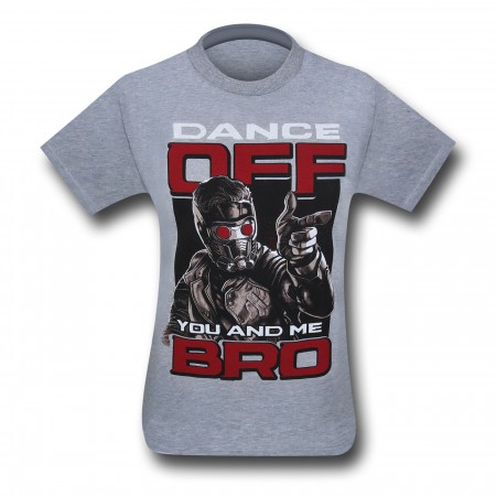 GOTG Star-Lord Dance Off on Grey 30 Single T-Shirt