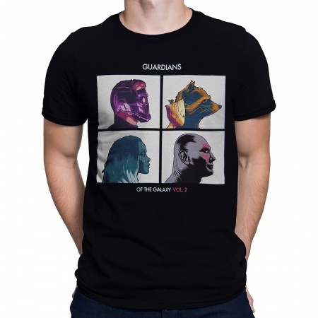 Guardians of the Galaxy Album Profiles Men's T-Shirt