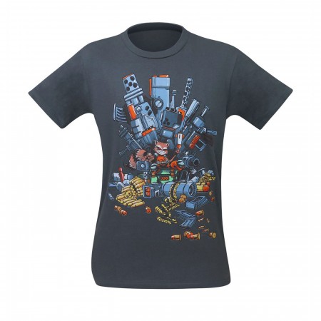 GOTG Rocket Raccoon Fully Loaded Bio T-Shirt