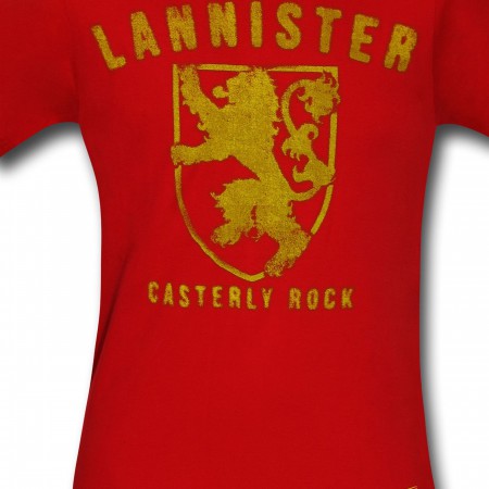Game of Thrones Lannister Red T-Shirt