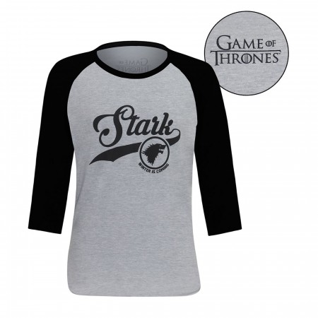 Game of Thrones Team Stark Men's Baseball T-Shirt