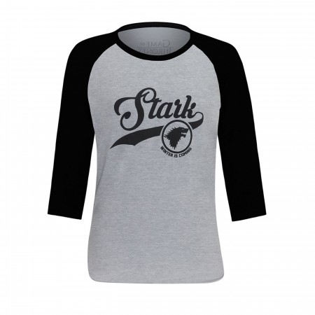 Game of Thrones Team Stark Men's Baseball T-Shirt