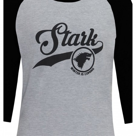 Game of Thrones Team Stark Men's Baseball T-Shirt