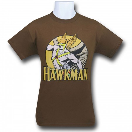 Hawkman Circle Brown T-Shirt