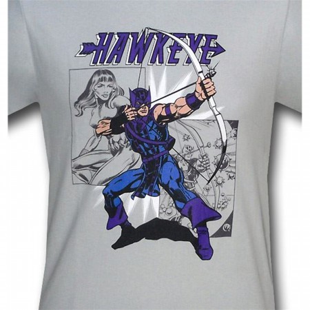 Hawkeye Retro Silver 30 Single T-Shirt