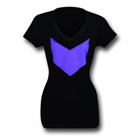 Hawkeye Minimalist Symbol Women's V-Neck T-Shirt