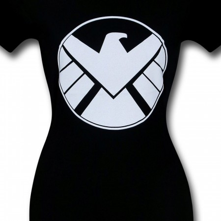 SHIELD Symbol Women's Black T-Shirt