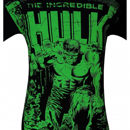 Hulk #105 Cover Black 30 Single T-Shirt