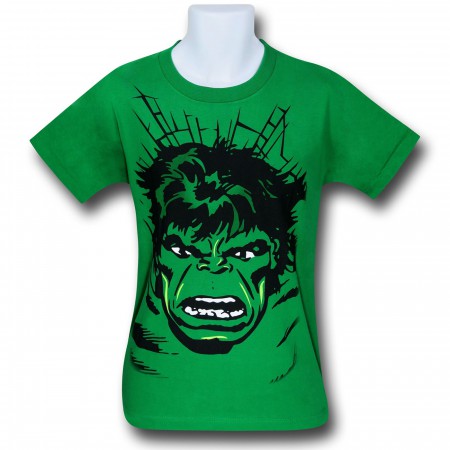 Hulk Face Smash Kids T-Shirt