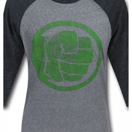 Hulk Fist Bump Men's Baseball T-Shirt