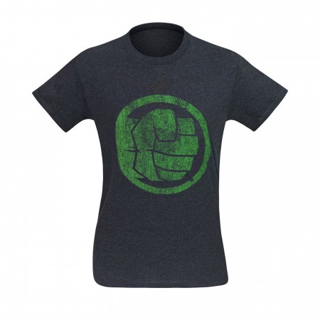 Hulk Fist Bump Heather Charcoal Men's T-Shirt