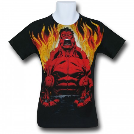 Red Hulk Rage 30 Single T-Shirt