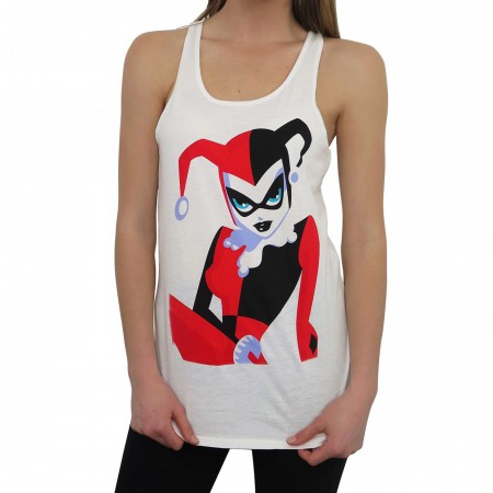 Harley Quinn All-Over Women's Keyhole Tank Top