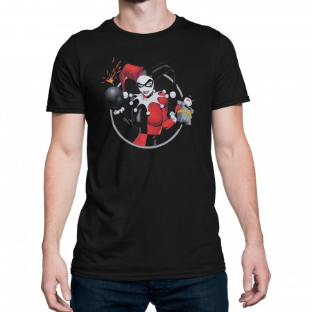 Harley Quinn the Bats Goes Boom Men's T-Shirt