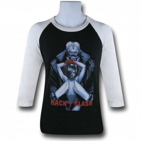 Hack Slash Blood Hands Baseball T-Shirt