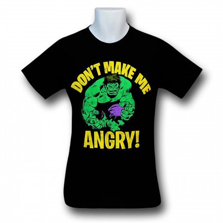 Hulk "Don't Make Me Angry" 30 Single T-Shirt