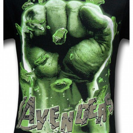 Incredible Hulk Fist Avengers Movie T-Shirt