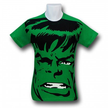 Hulk Giant Face 30 Single T-Shirt