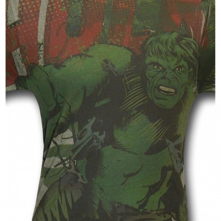Hulk Power Punch Sublimated T-Shirt