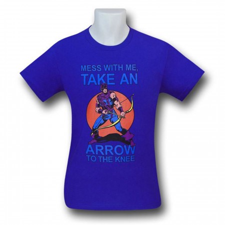 Hawkeye Arrow To The Knee 30 Single T-Shirt