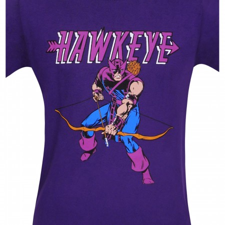 Hawkeye Retro Purple T-Shirt