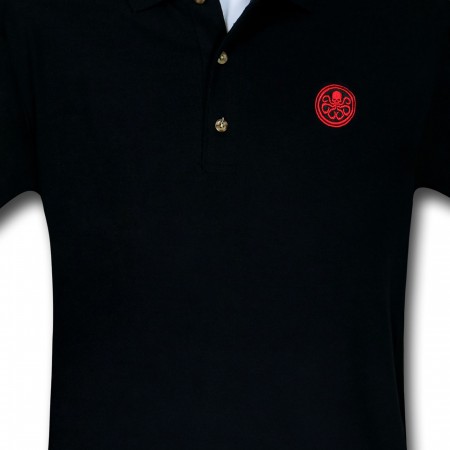 Hydra Symbol Black Polo T-Shirt