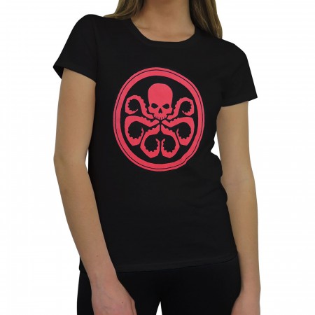 Hydra Symbol on Black Women's T-Shirt