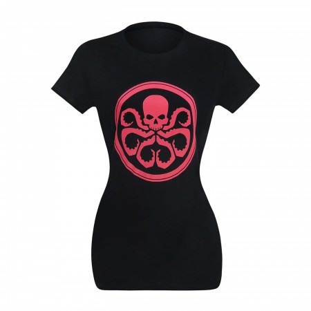 Hydra Symbol on Black Women's T-Shirt