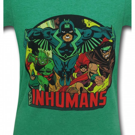 Inhumans on Green T-Shirt