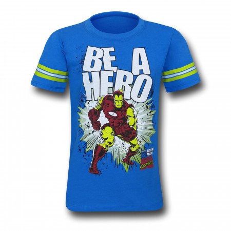 Iron Man Be a Hero Girls Kids T-Shirt