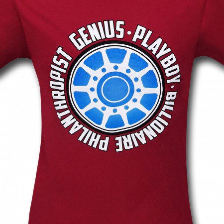 Iron Man Genius Playboy 30 Single T-Shirt
