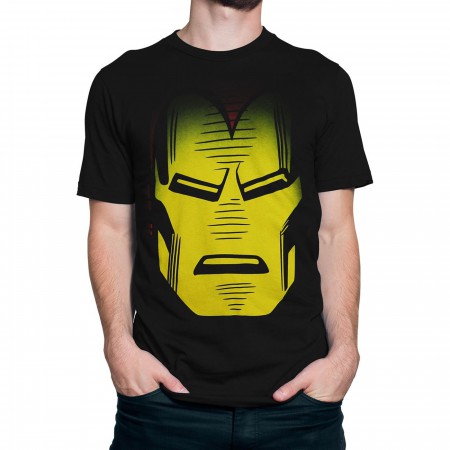 Iron Man Helmet Head Men's T-Shirt