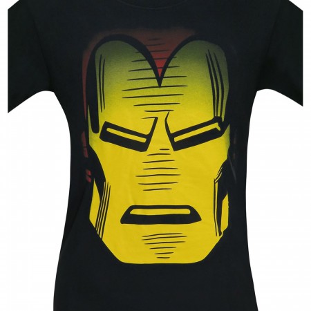 Iron Man Helmet Head Men's T-Shirt