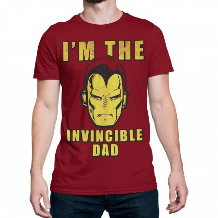 Iron Man I'm The Invincible Dad Men's T-Shirt