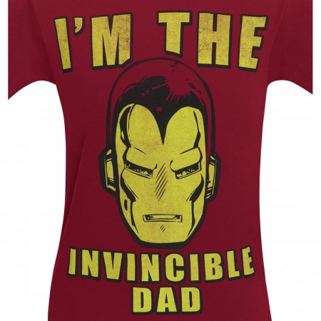 Iron Man I'm The Invincible Dad Men's T-Shirt