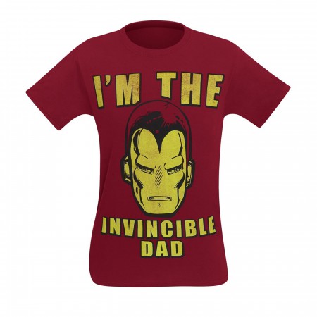 Iron Man I'm The Invincible Dad Men's T-Shirt