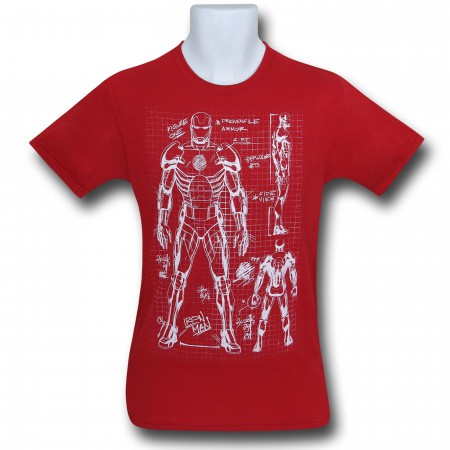 Iron Man Schematic Youth T-Shirt