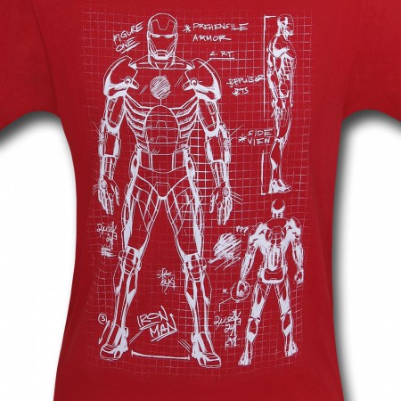 Iron Man Schematic Youth T-Shirt