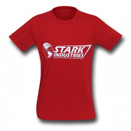 Iron Man Stark Industries Red T-Shirt