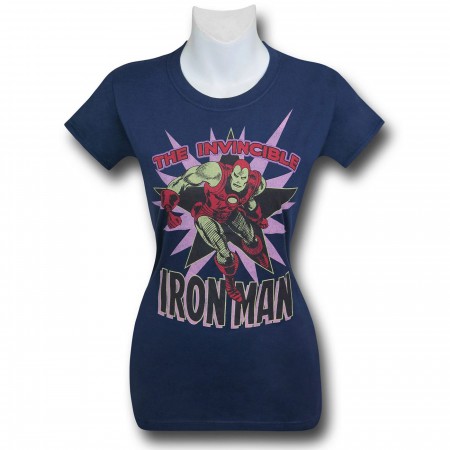 Iron Man Super Star Retro Women's T-Shirt