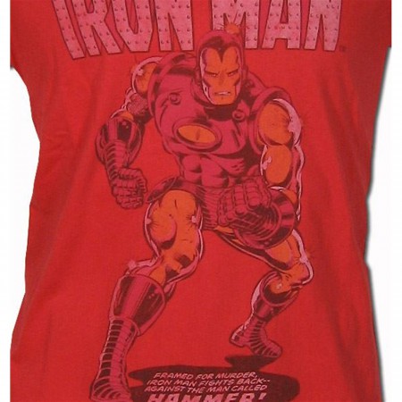 Iron Man Issue 126 Red Distressed T-Shirt