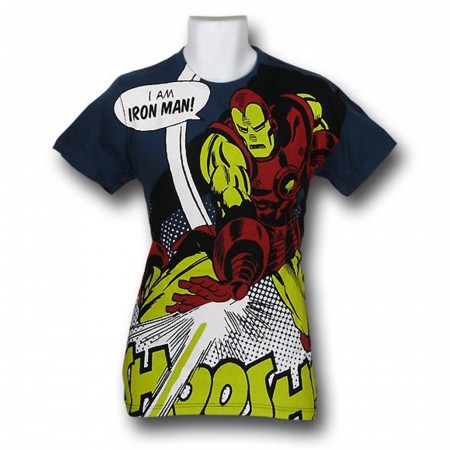 Iron Man Big Print (30 Single) T-Shirt