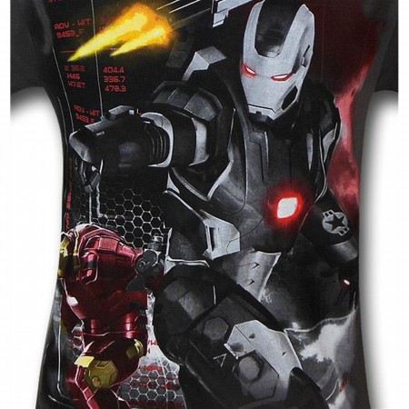 Iron Man Machine Wars Charcoal T-Shirt