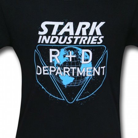Iron Man Stark R & D Dept. 30 Single T-Shirt