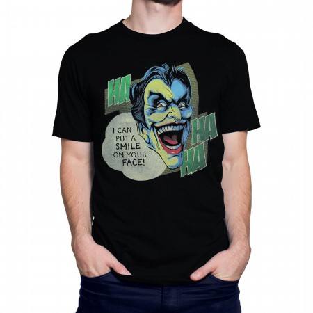 Joker Can I Put a Smile on Your Face Men's T-Shirt